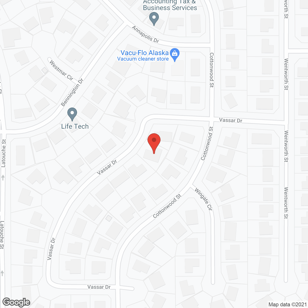 Carenet Assisted Living in google map