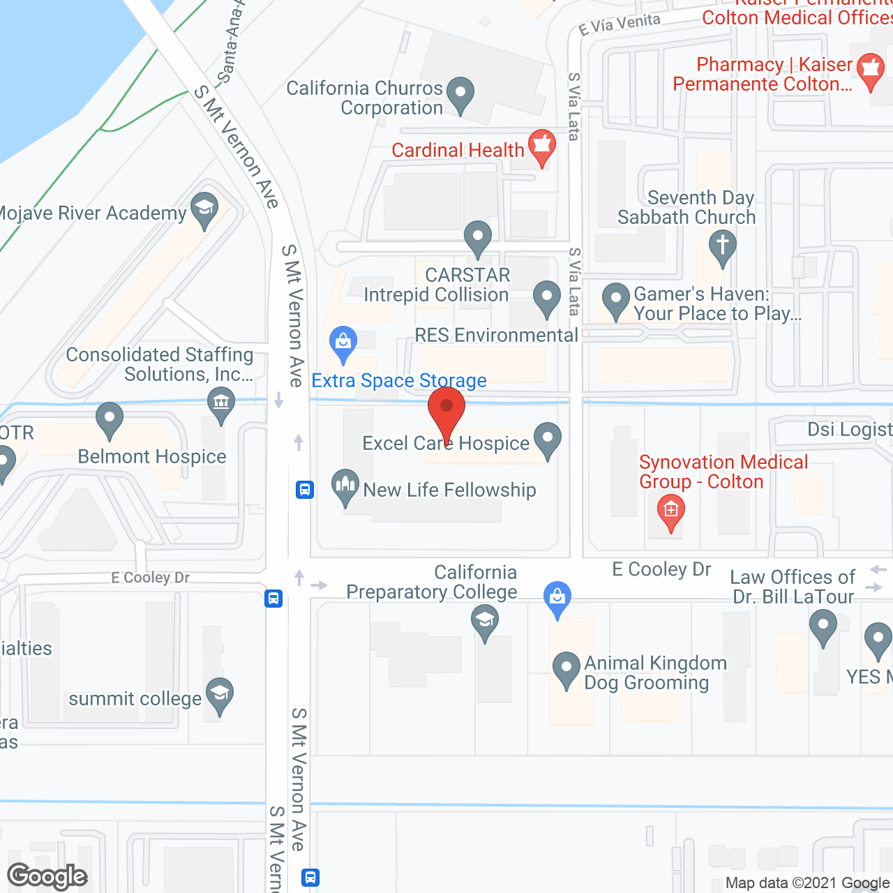 Chaparral Treatment Ctr in google map