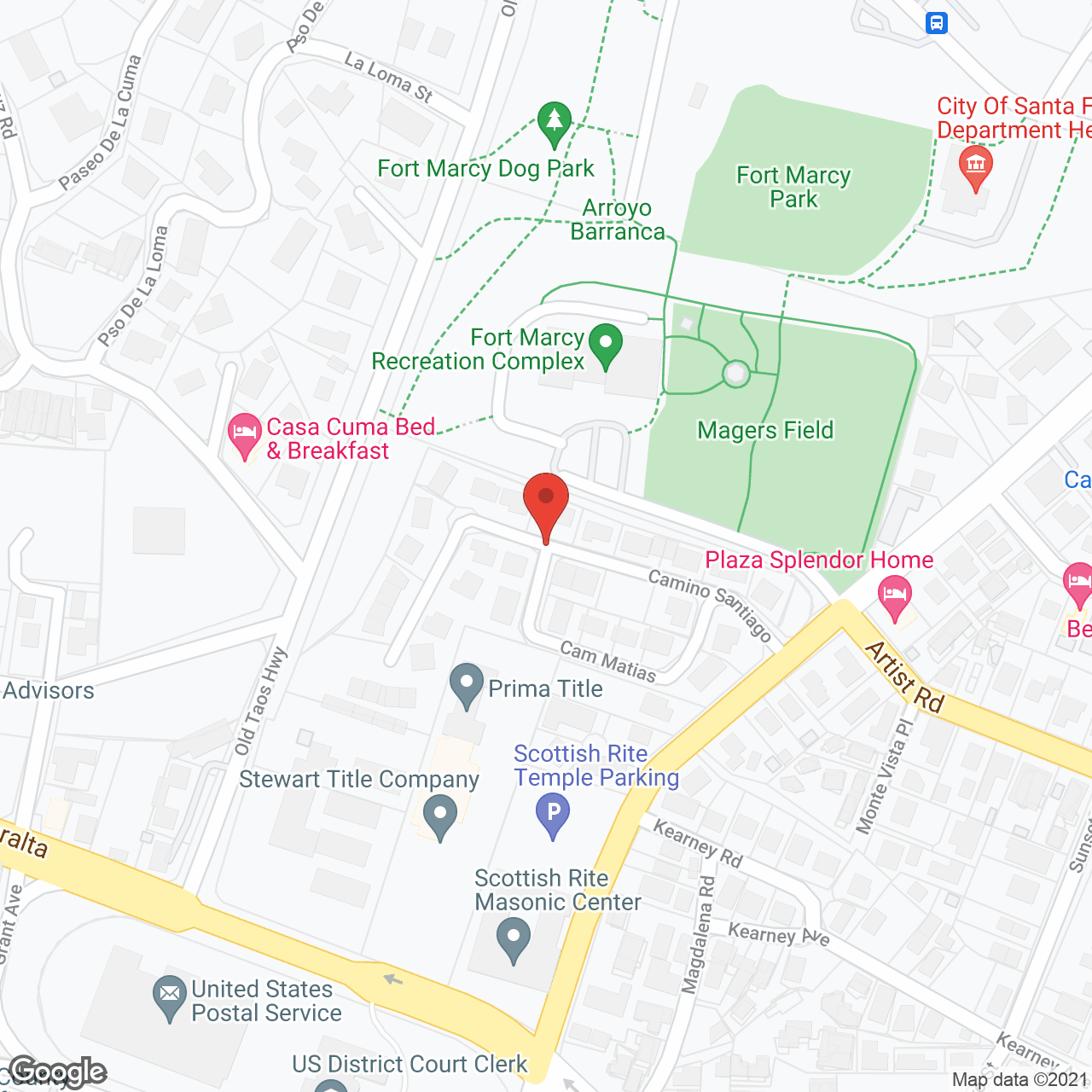 Plaza Del Monte in google map