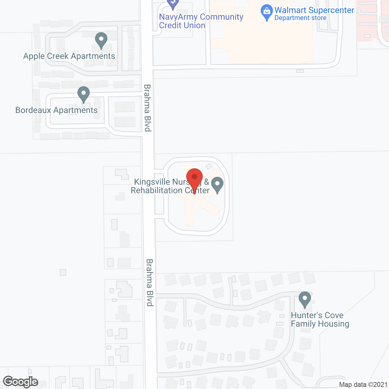 Kingsville Nursing & Rehab in google map