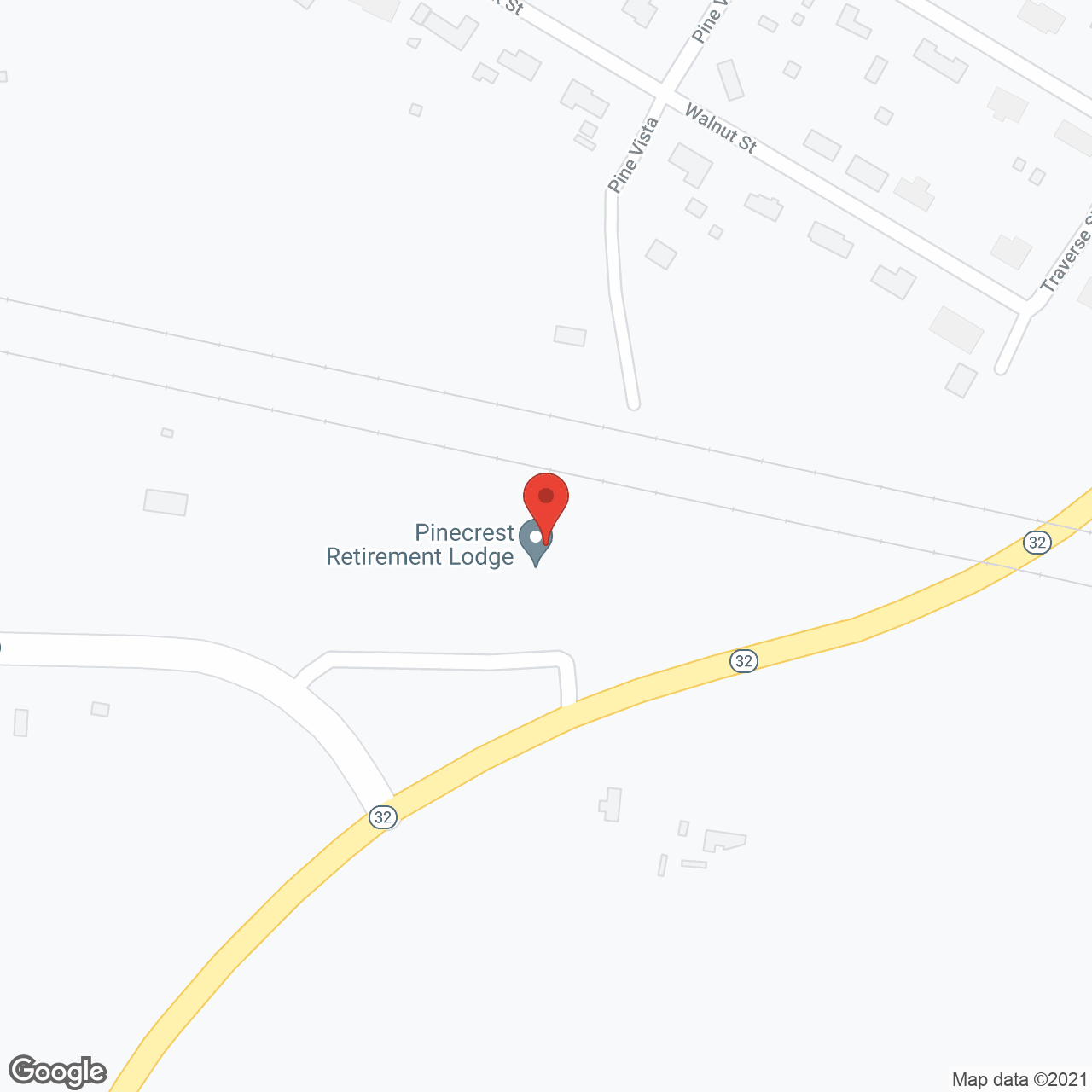 Pinecrest Retirement Lodge in google map