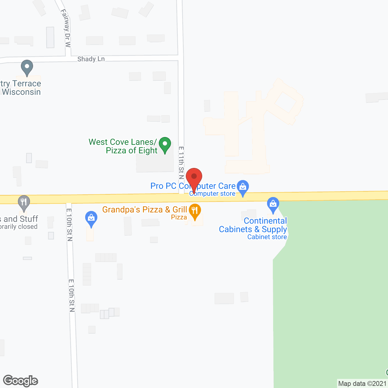 Ladysmith Nursing Home in google map