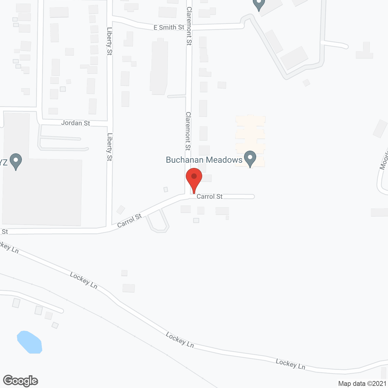 Buchanan Meadows in google map