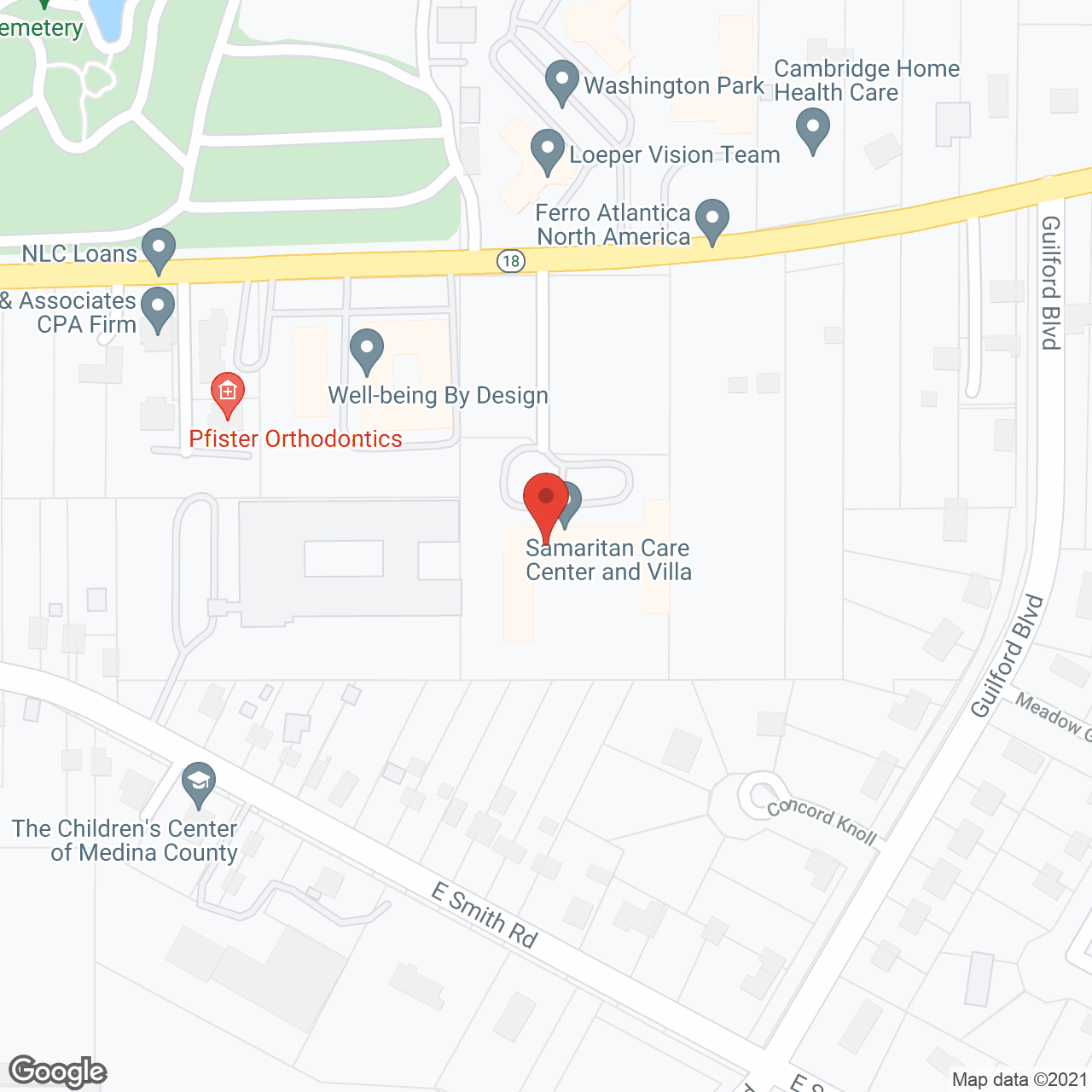 Samaritan Care Center in google map