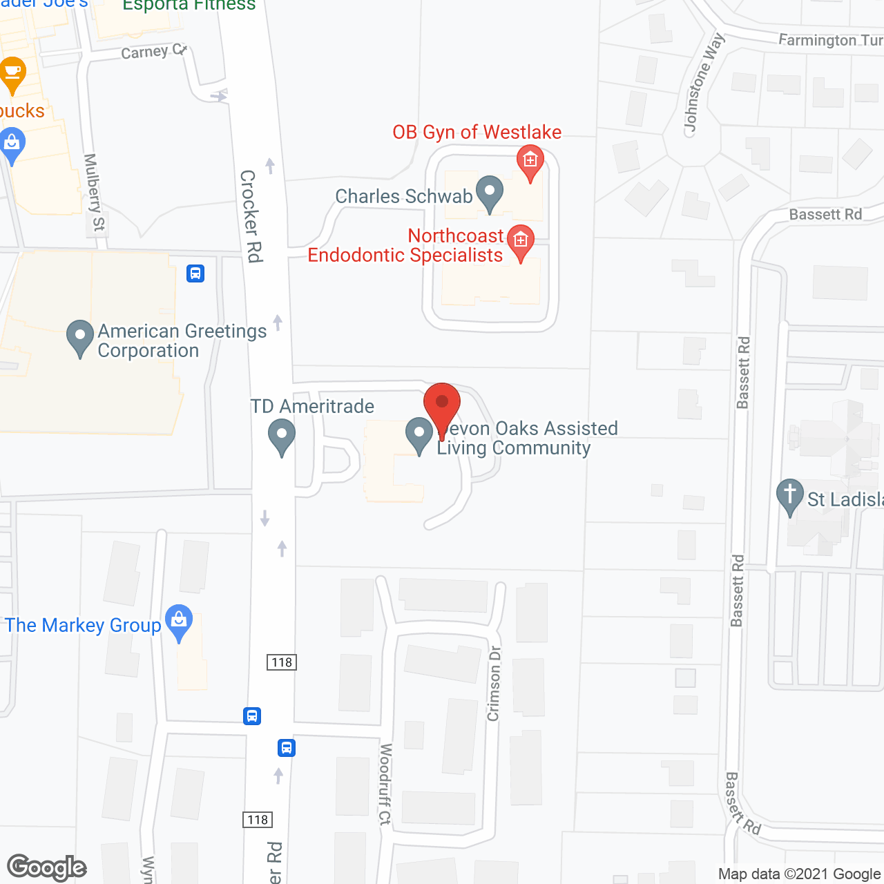 Devon Oaks Assisted Living in google map