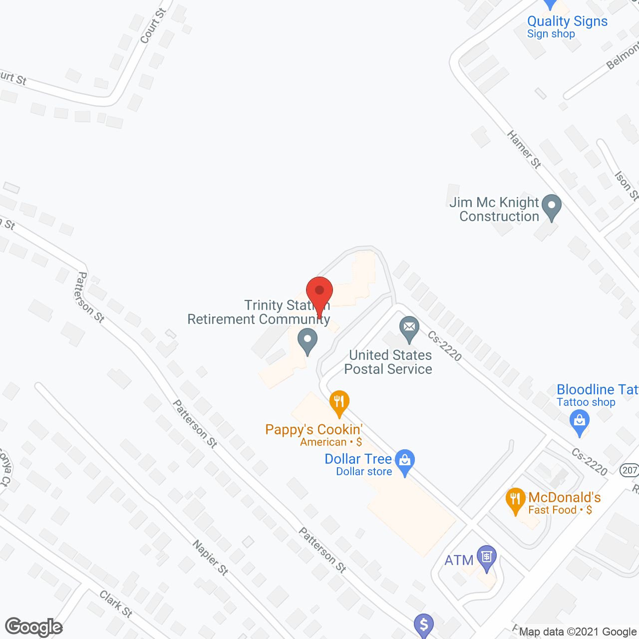 Trinity Station Retirement Community in google map