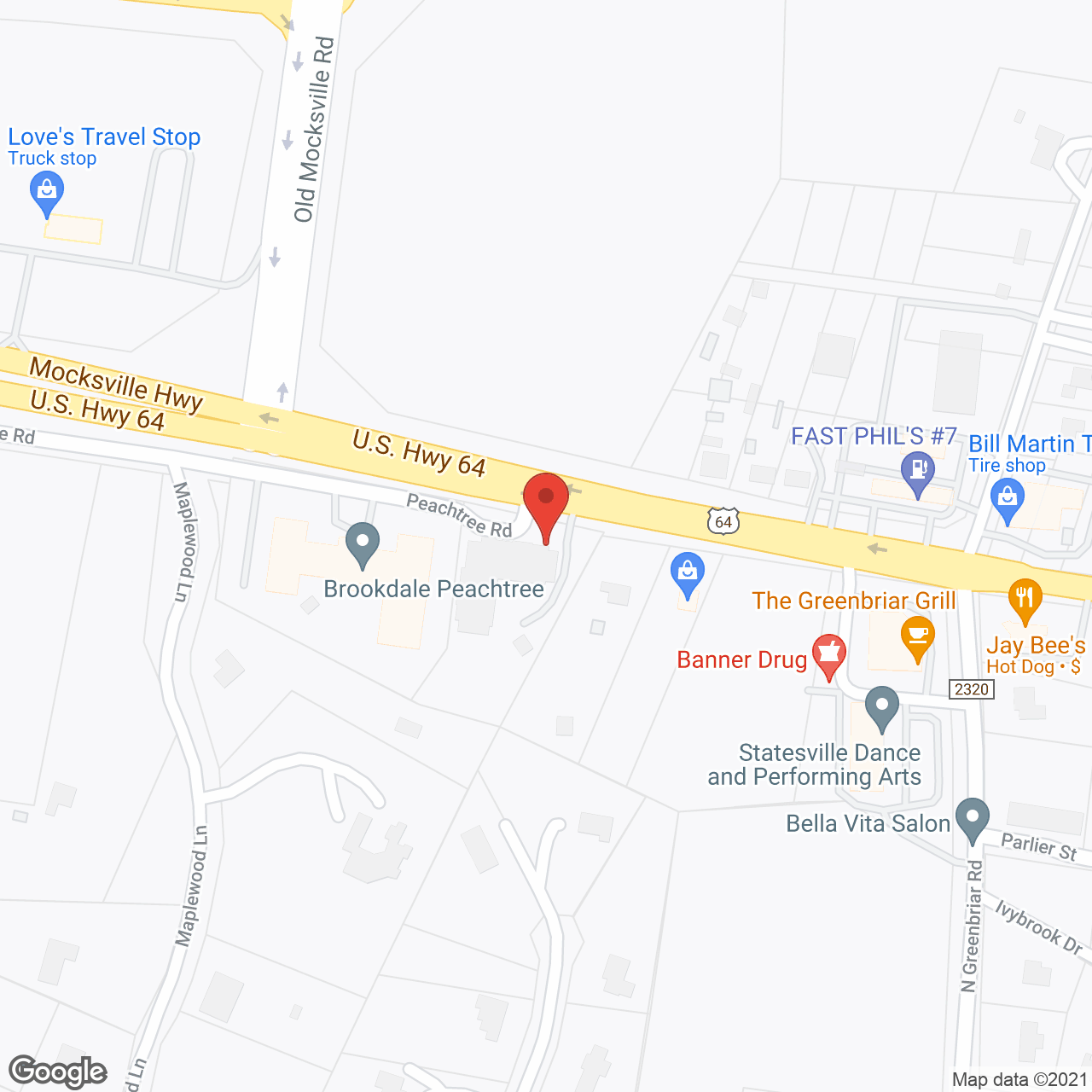 Hunt Assisted Living in google map