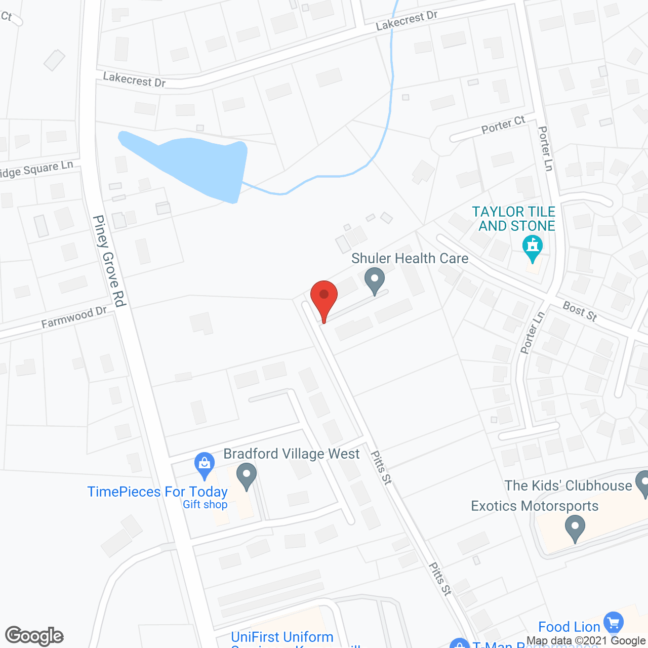 Shuler Health Care Inc in google map