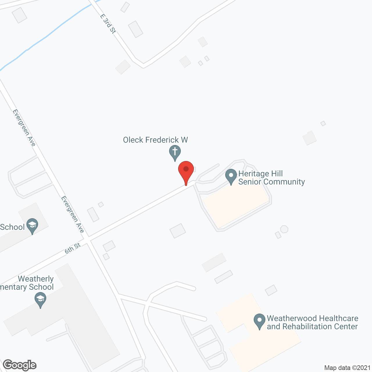 Heritage Hill Senior Community in google map