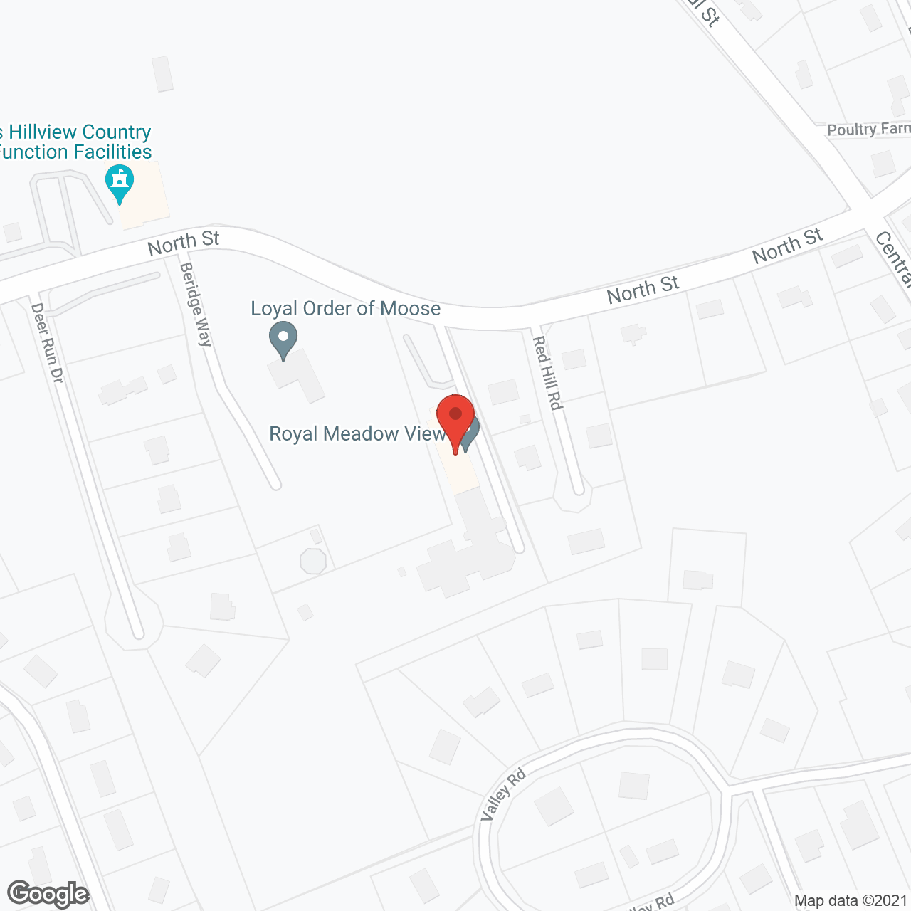 Meadow View Care and Rehabilitation Center in google map