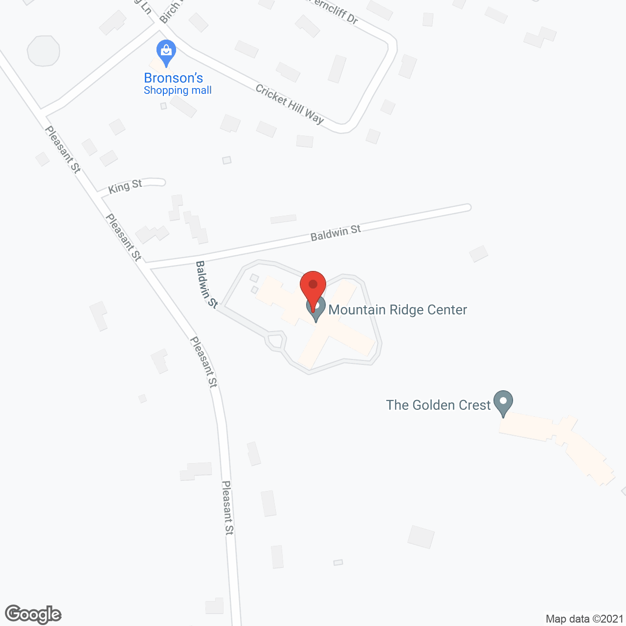 Mountain Ridge Center in google map