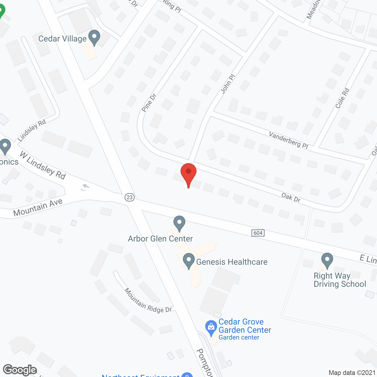 Arbor Glen Center in google map