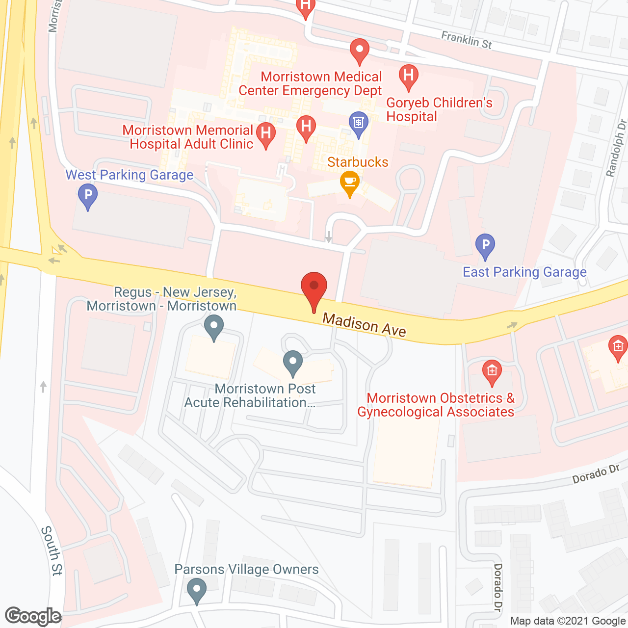 Morris Hills Center in google map