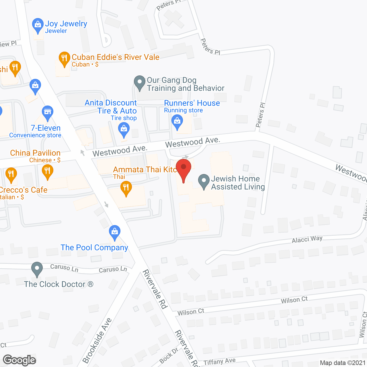 Jewish Home Assisted Living in google map