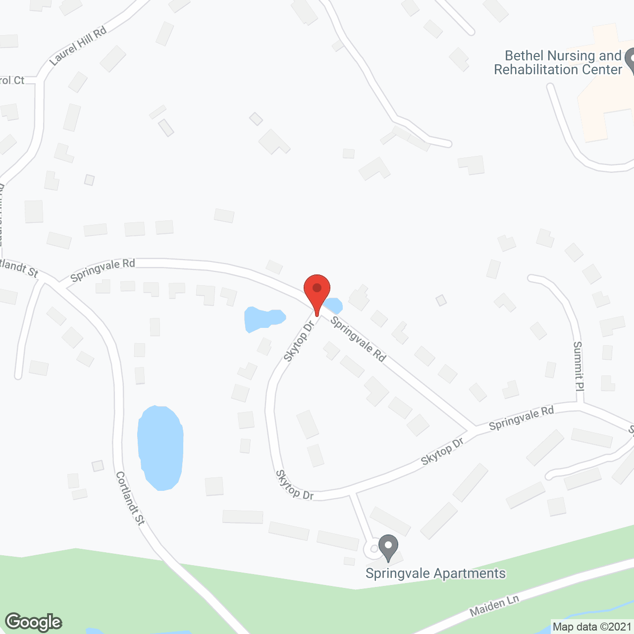 Springvale Apartments in google map