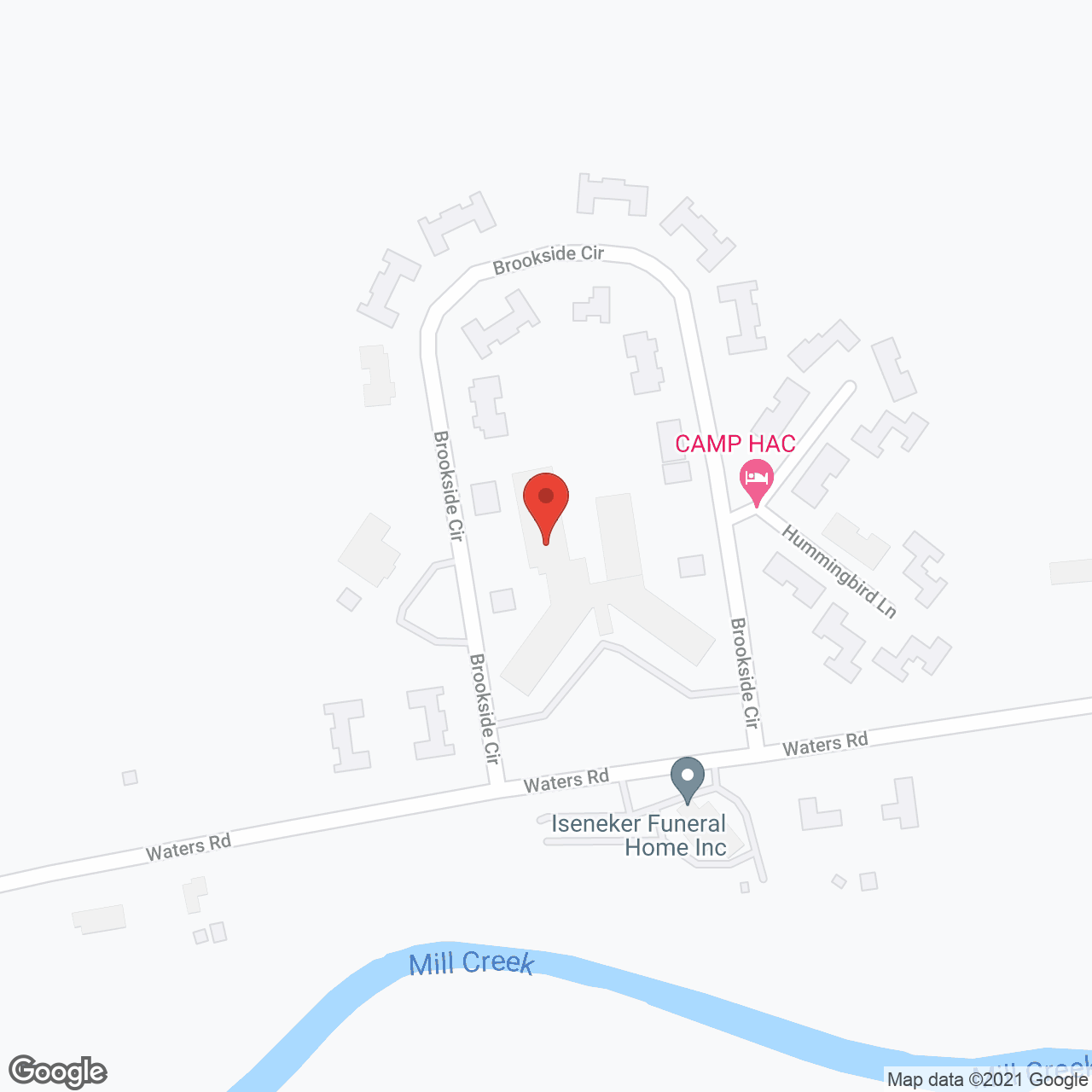 Brookside Senior Living Community in google map