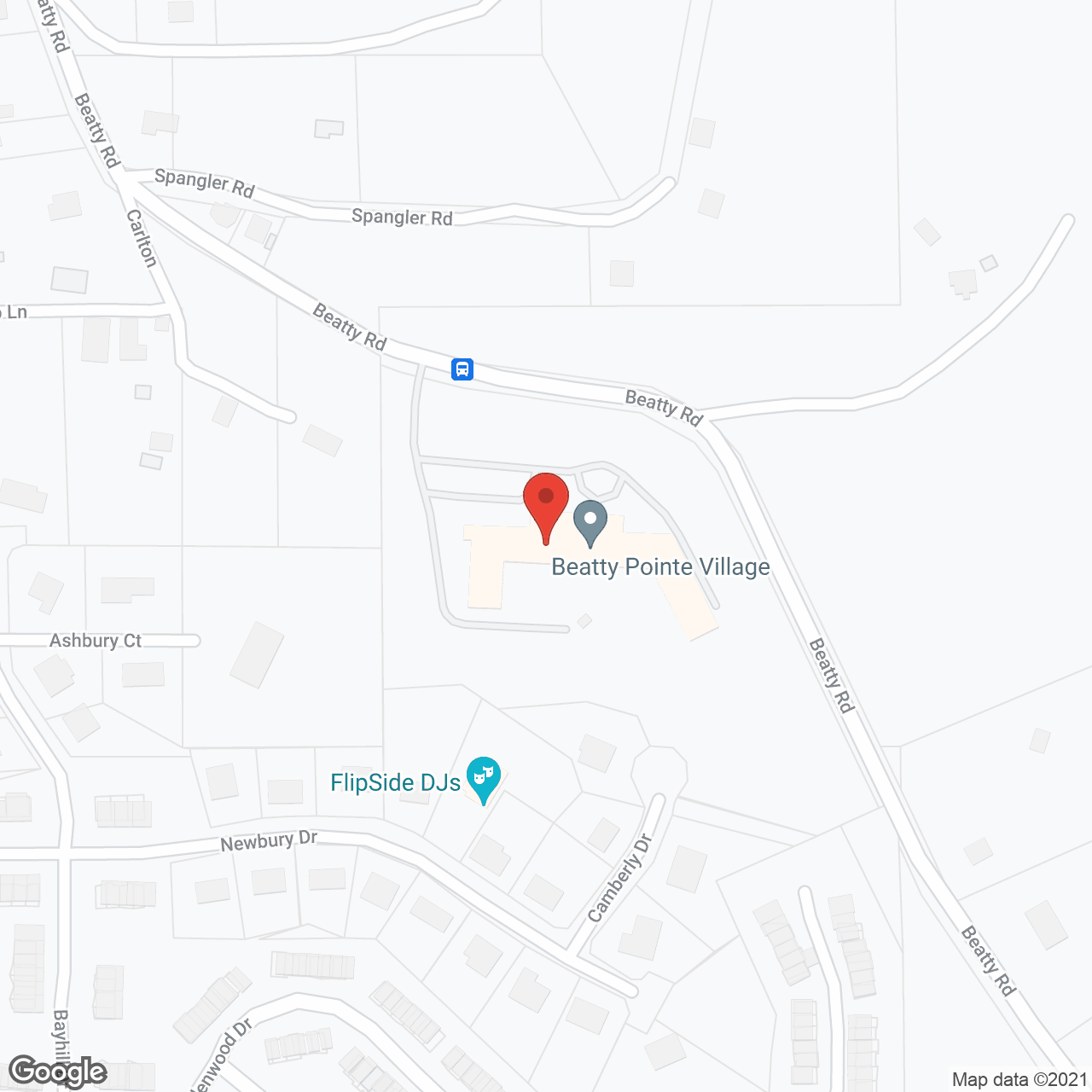 Beatty Pointe Village in google map