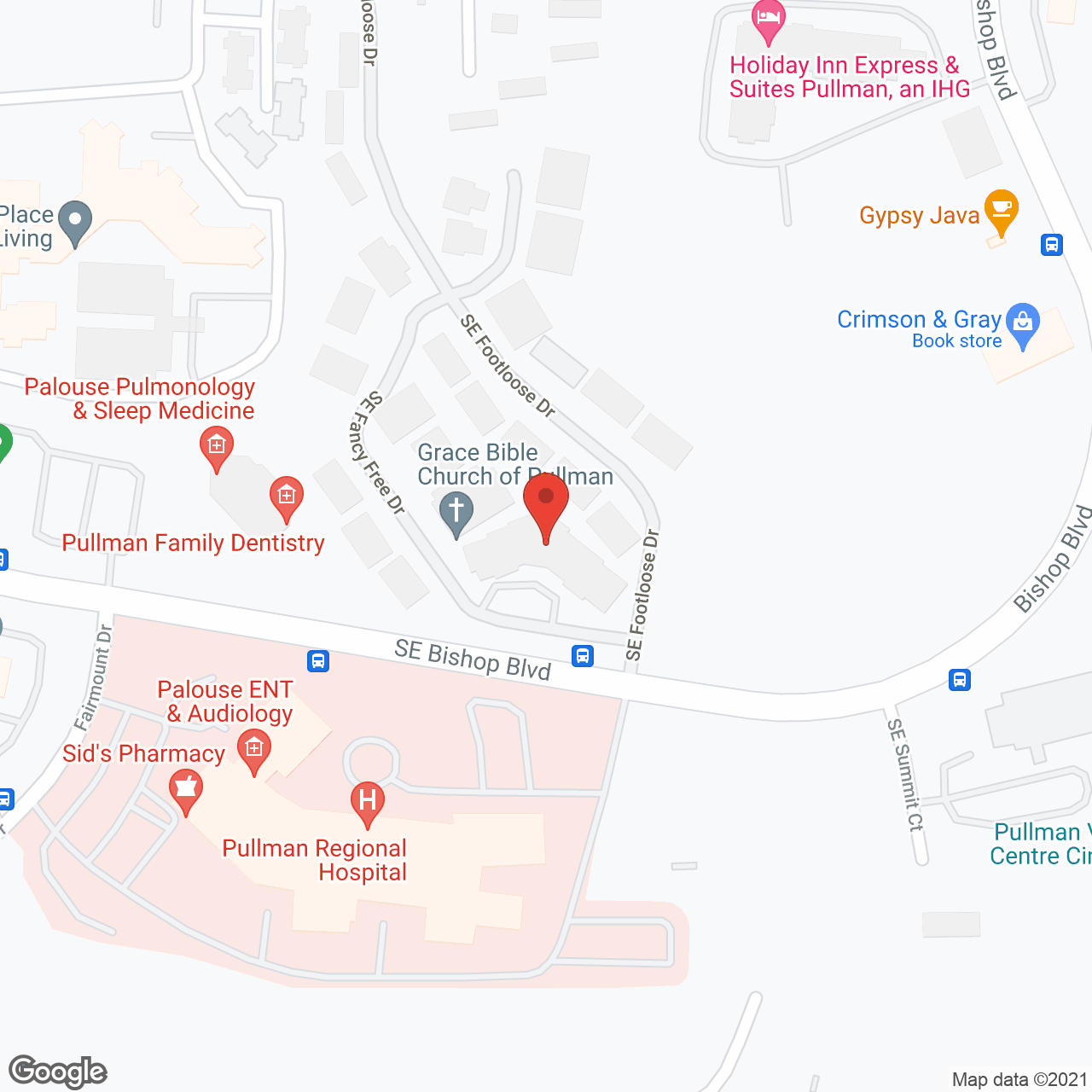 Ridge Pointe Retirement Comm in google map