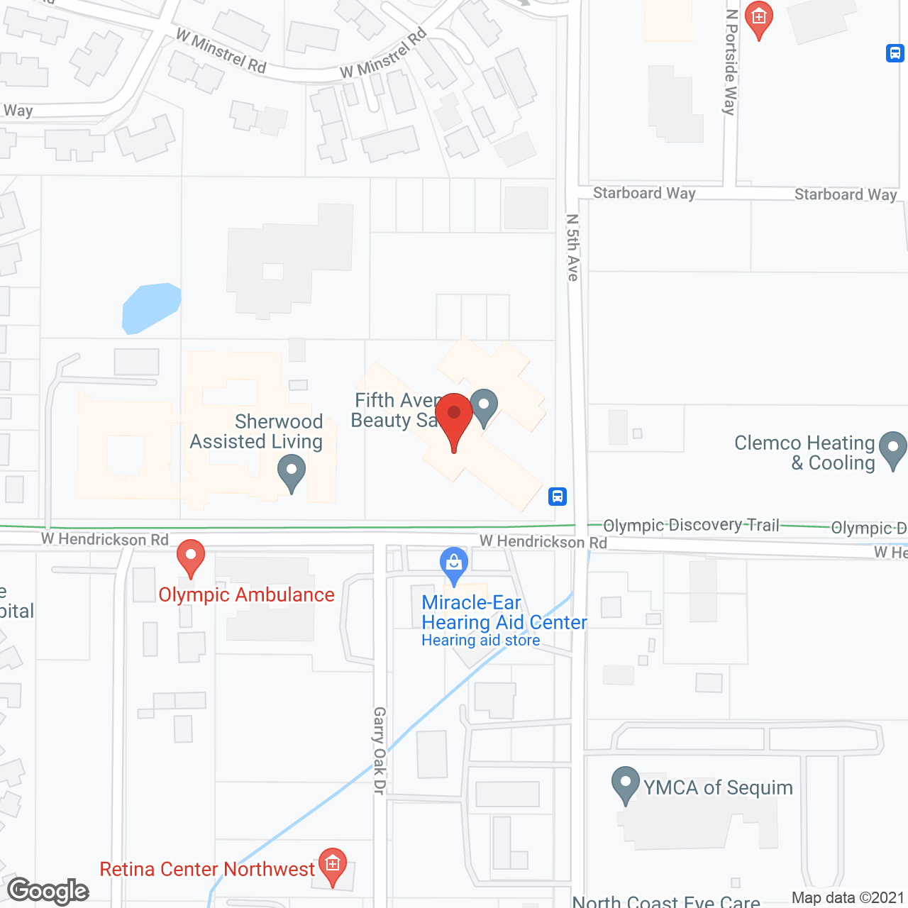 Fifth Avenue Retirement Ctr in google map