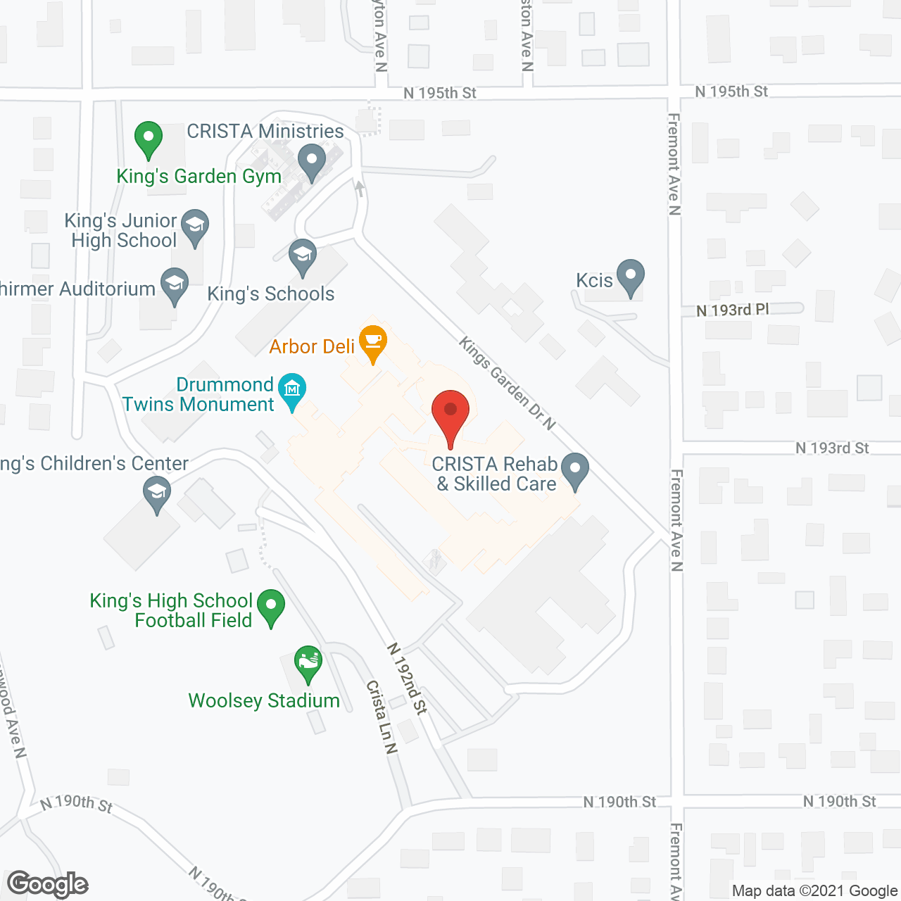 Crista Ministries in google map