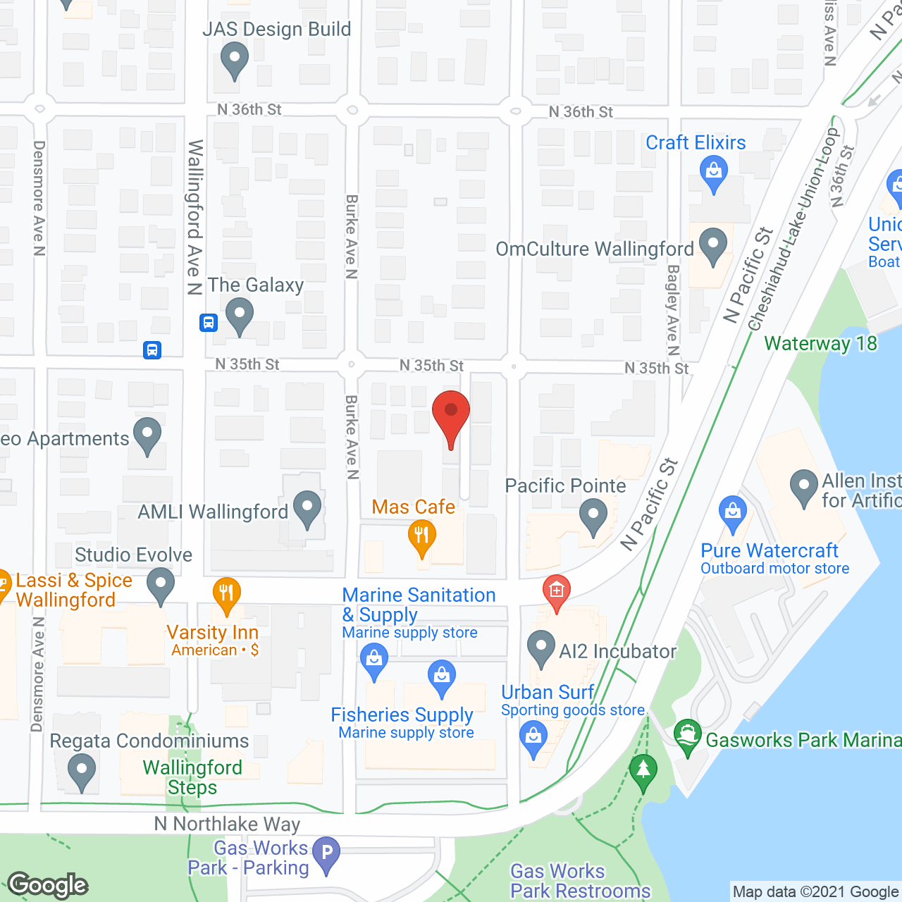 Northlake CCF in google map