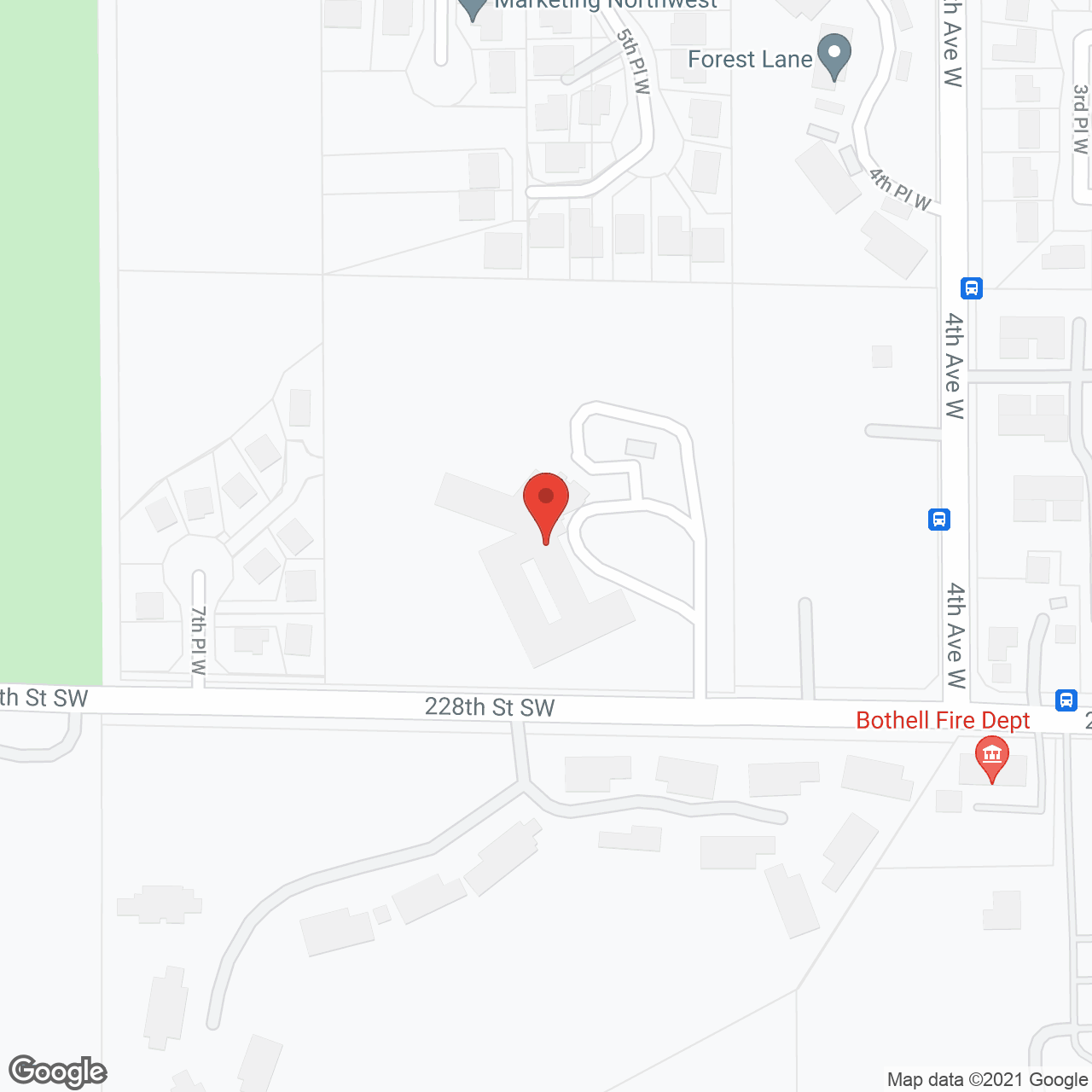 Bothell Health Care in google map