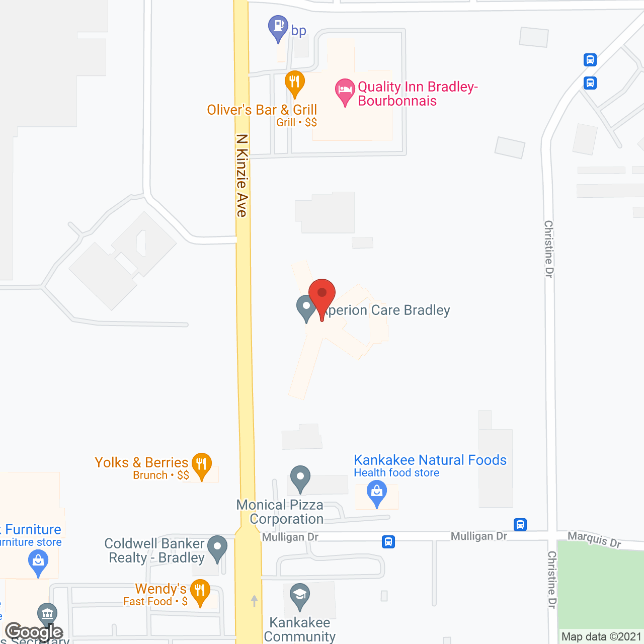 Bradley Royale Health Care Ctr in google map