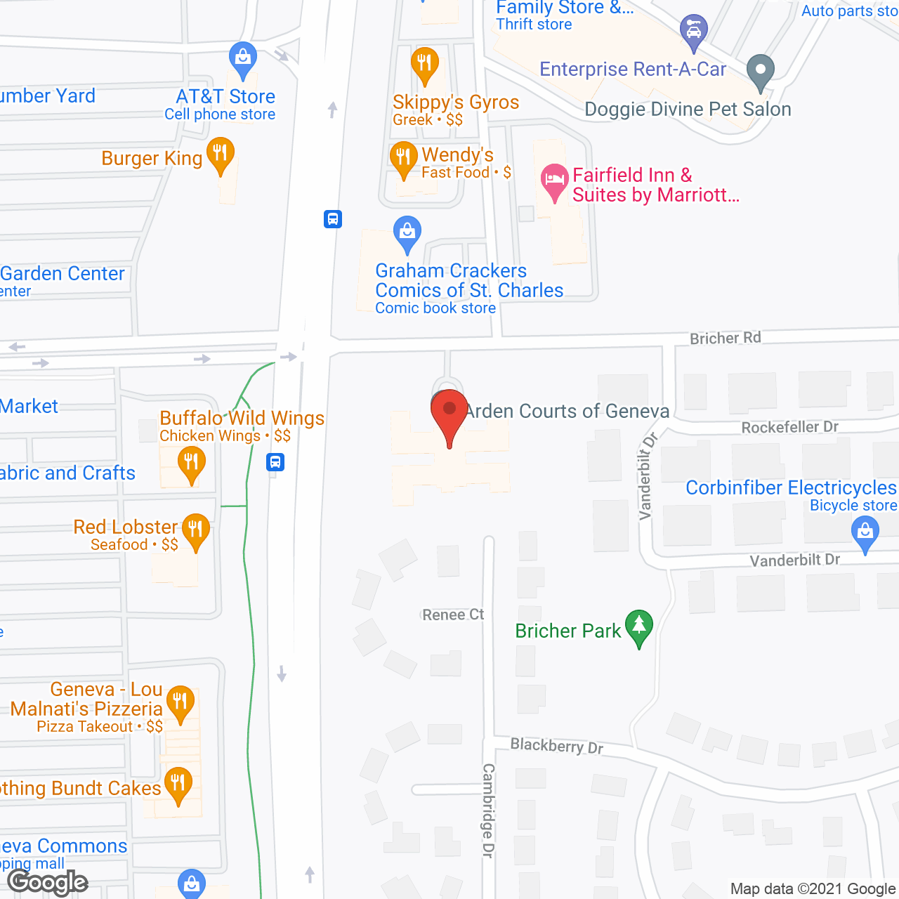 Arden Courts A ProMedica Memory Care Community in Geneva in google map