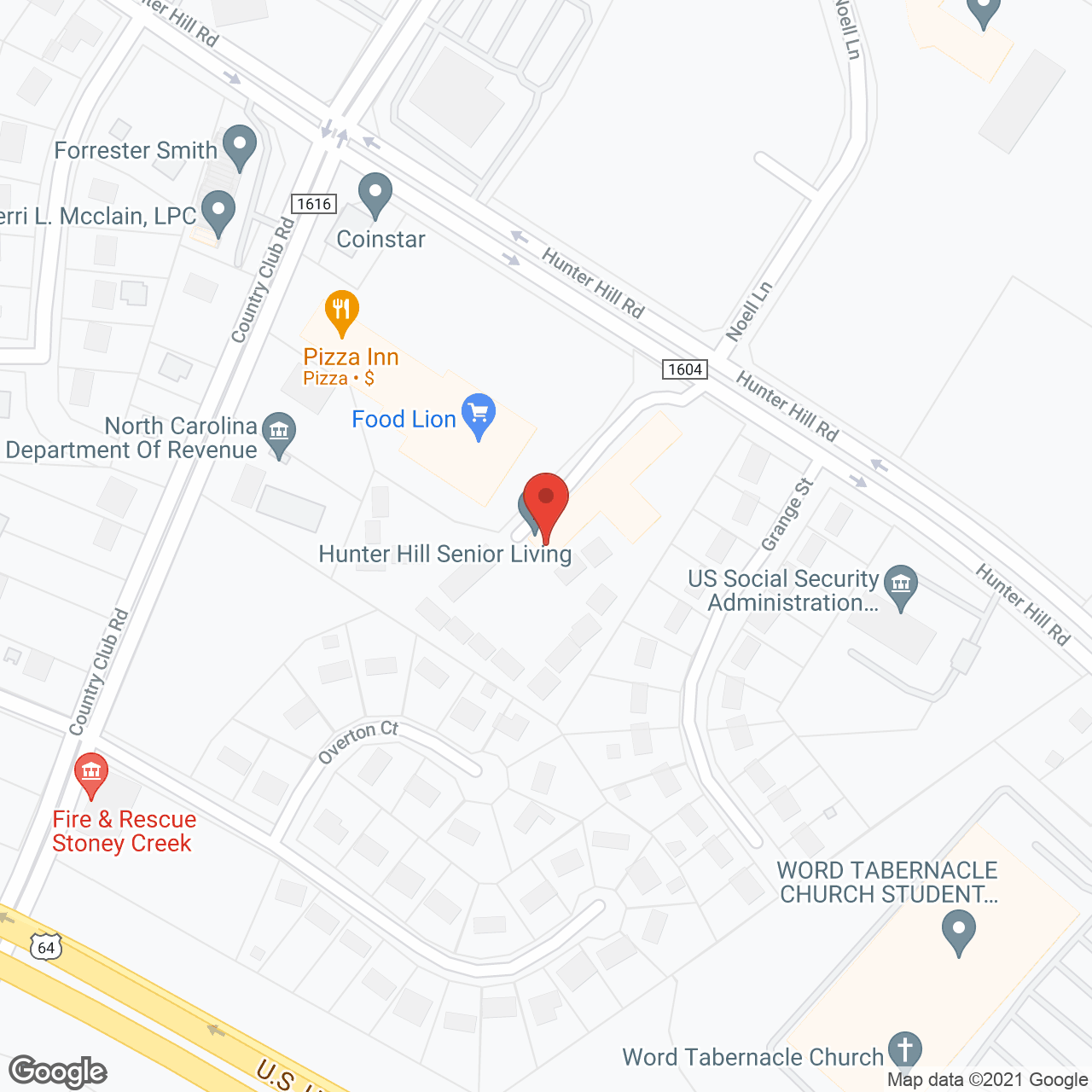 Hunter Hill Assisted Living,  LLC in google map