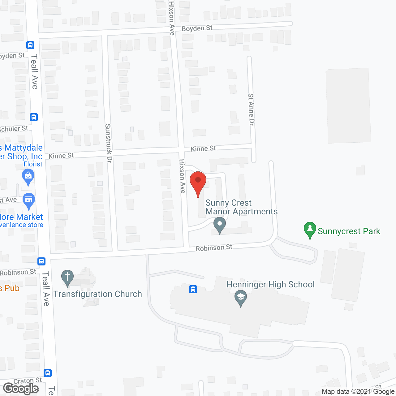 Sunny Crest Apartments in google map