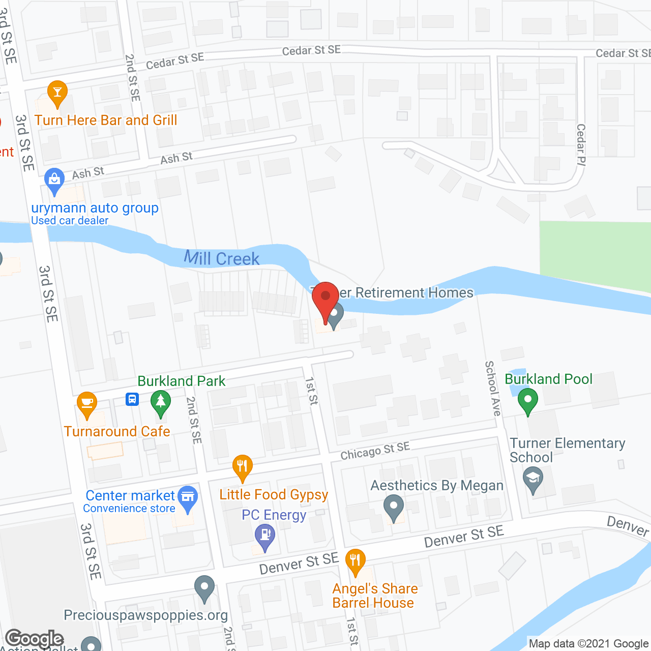 Turner Retirement Homes in google map