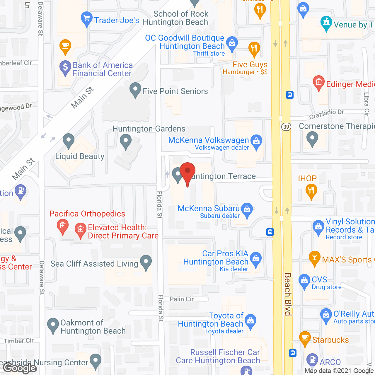 Huntington Terrace in google map