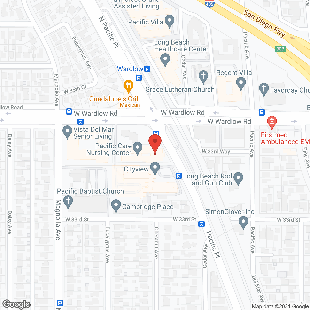 Pacific Care Nursing Center in google map