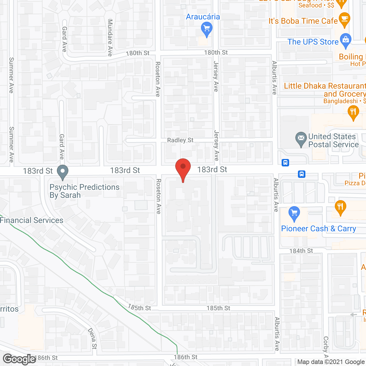 Artesia Christian Home in google map