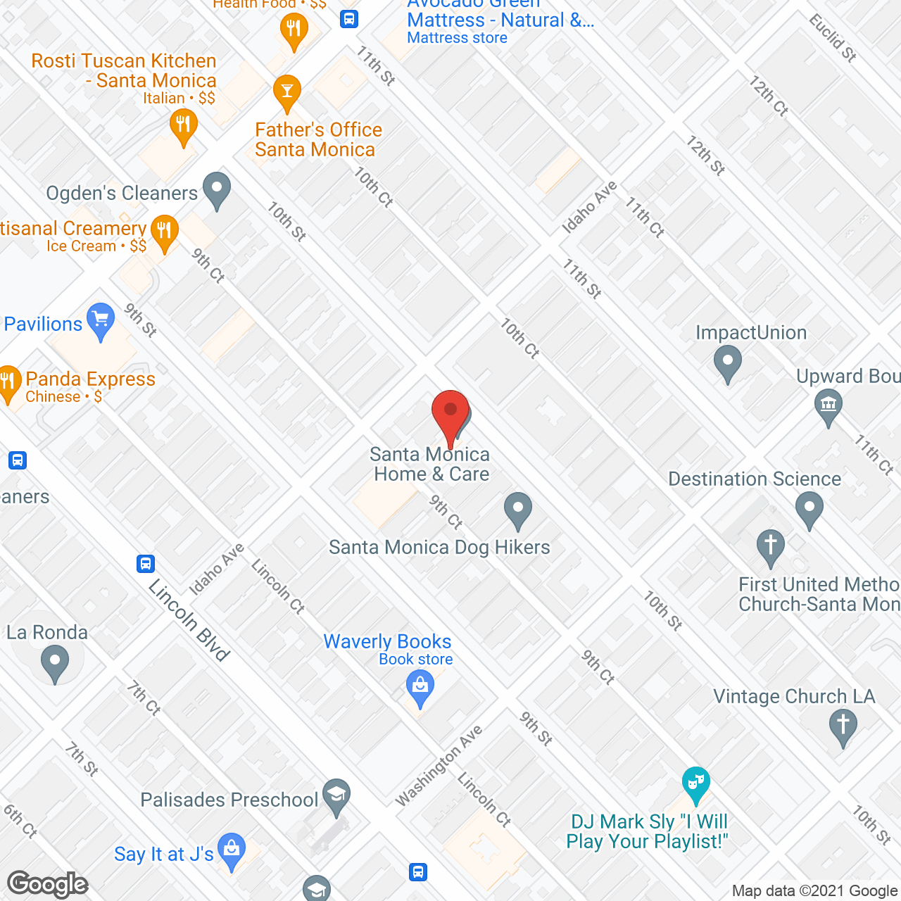 Santa Monica Home & Care in google map
