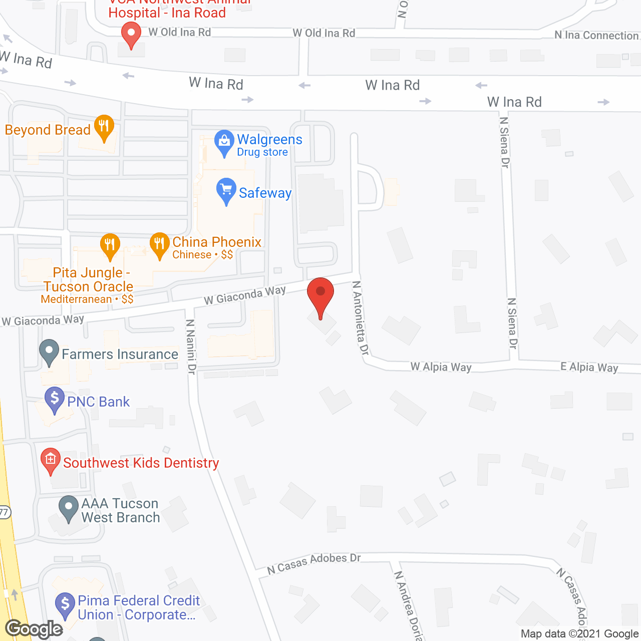 North Hills Adult Care Home in google map