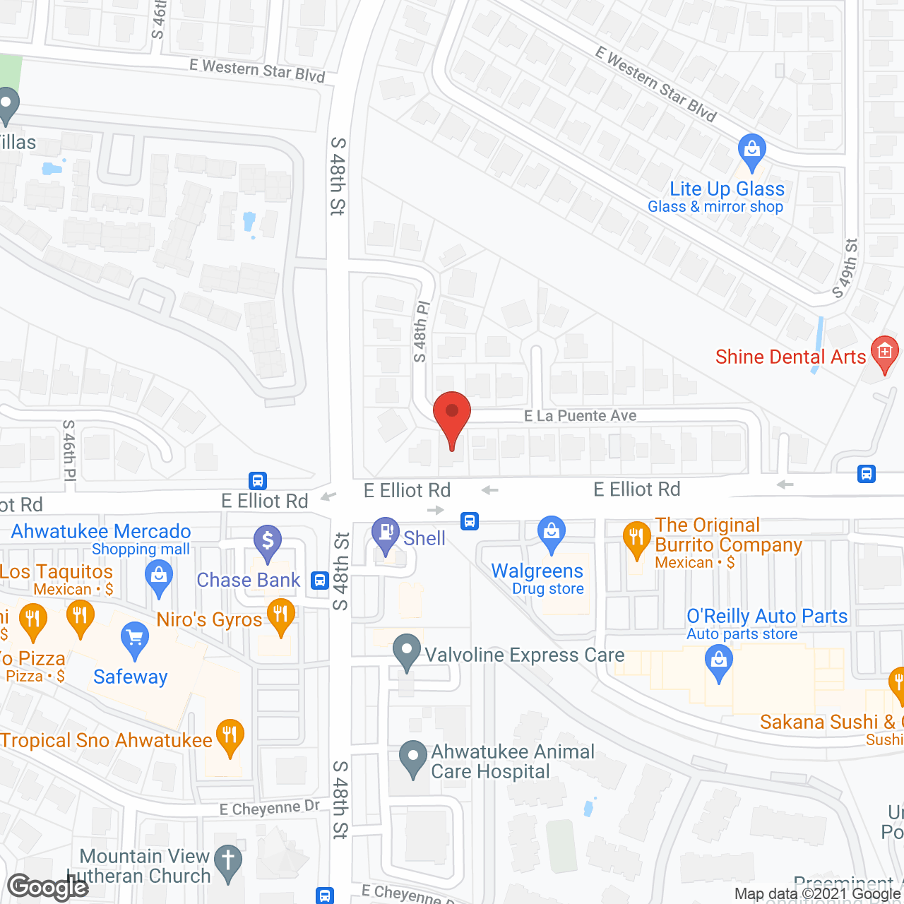 Ahwatukee Adult Care II in google map