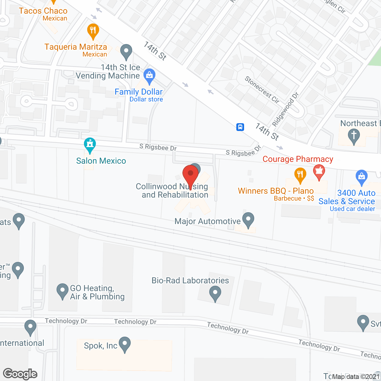 Collinwood Nursing & Rehab in google map