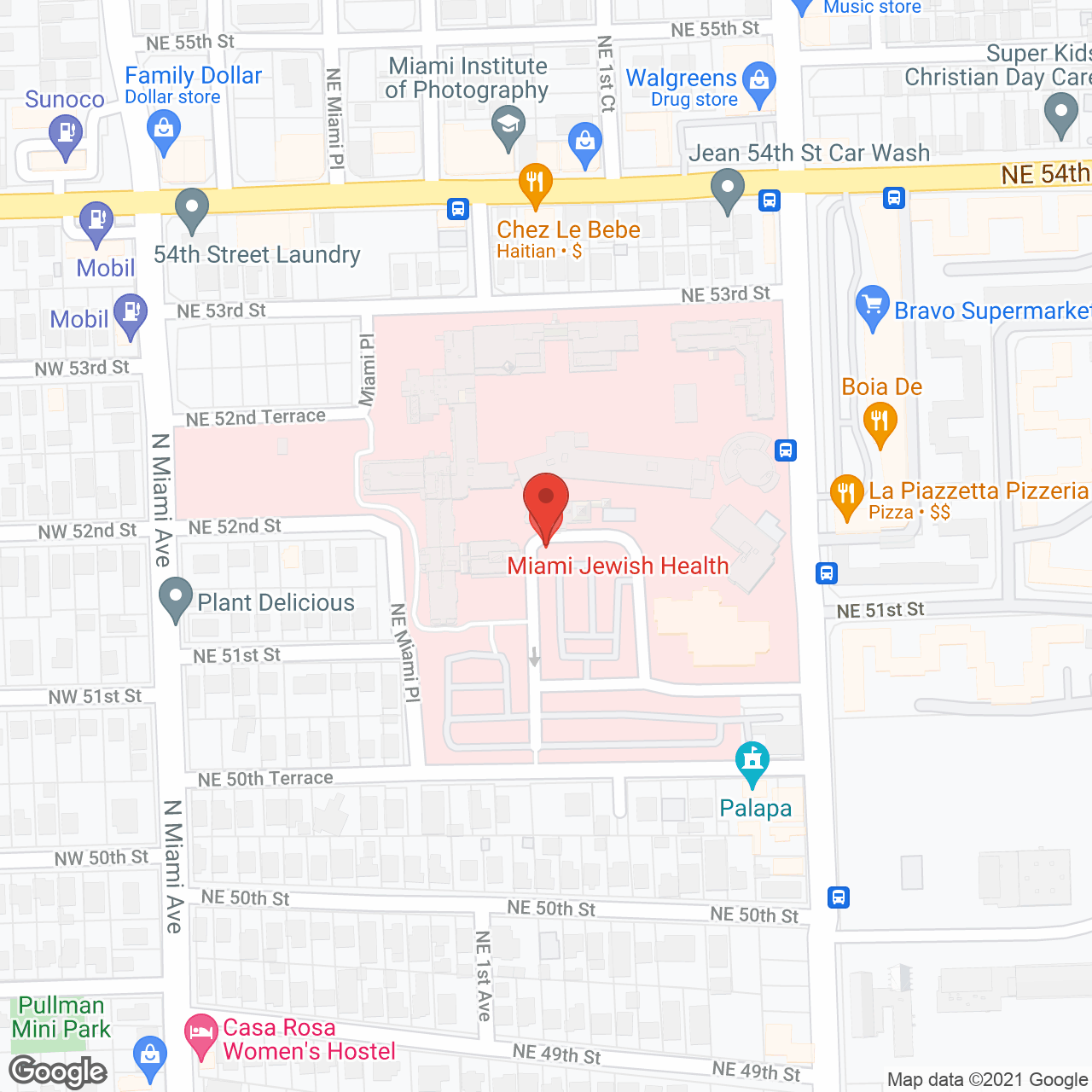 Miami Jewish Home and Hospital for the Aged in google map