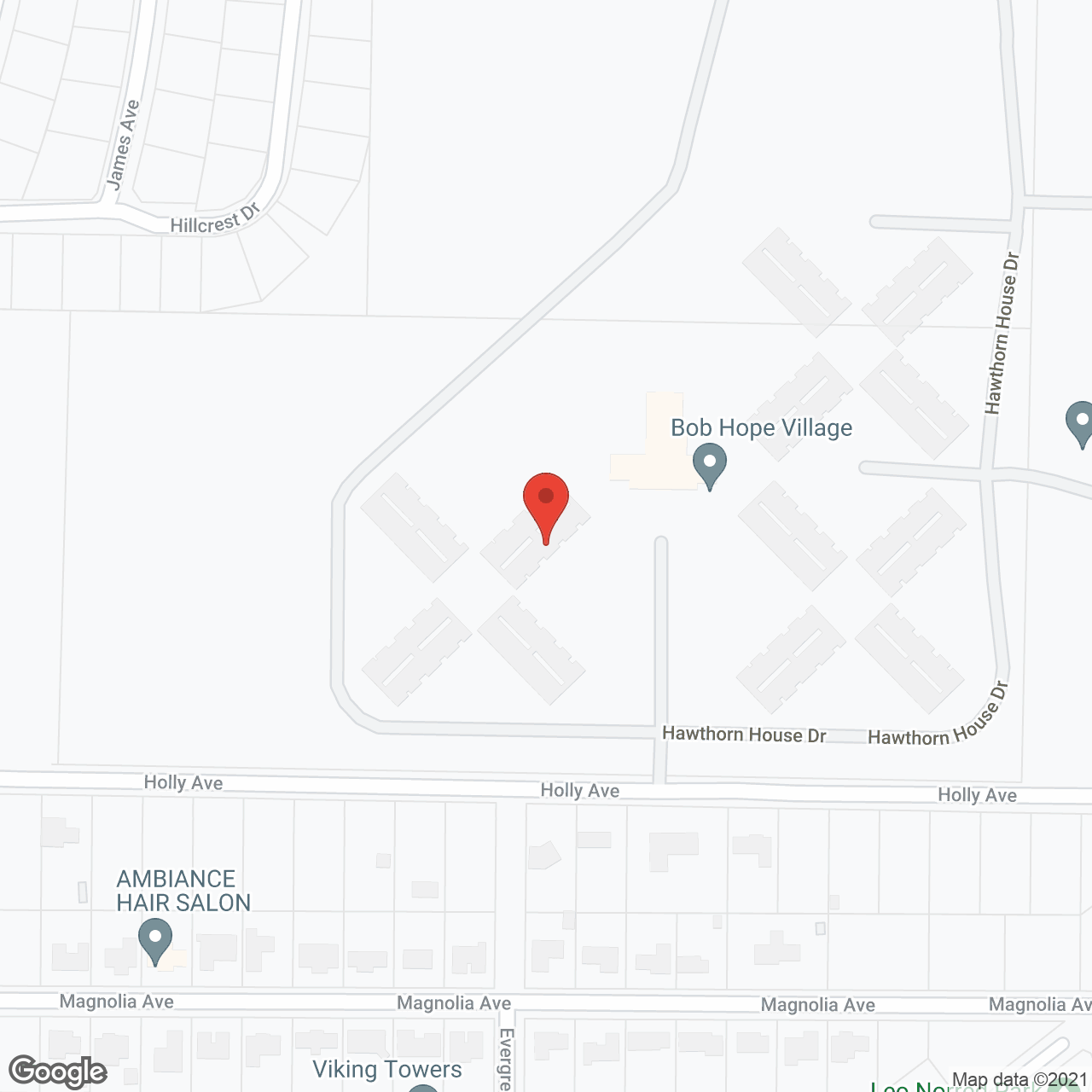 Air Force Enlisted Village in google map